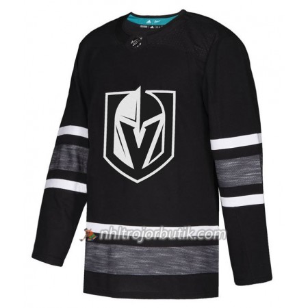 Män Ishockey Vegas Golden Knights tröja Blank Svart 2019 All-Star Adidas Authentic